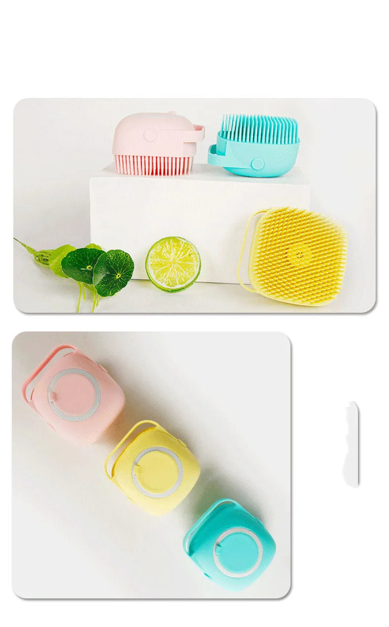 Silicone Pet Bath Brush