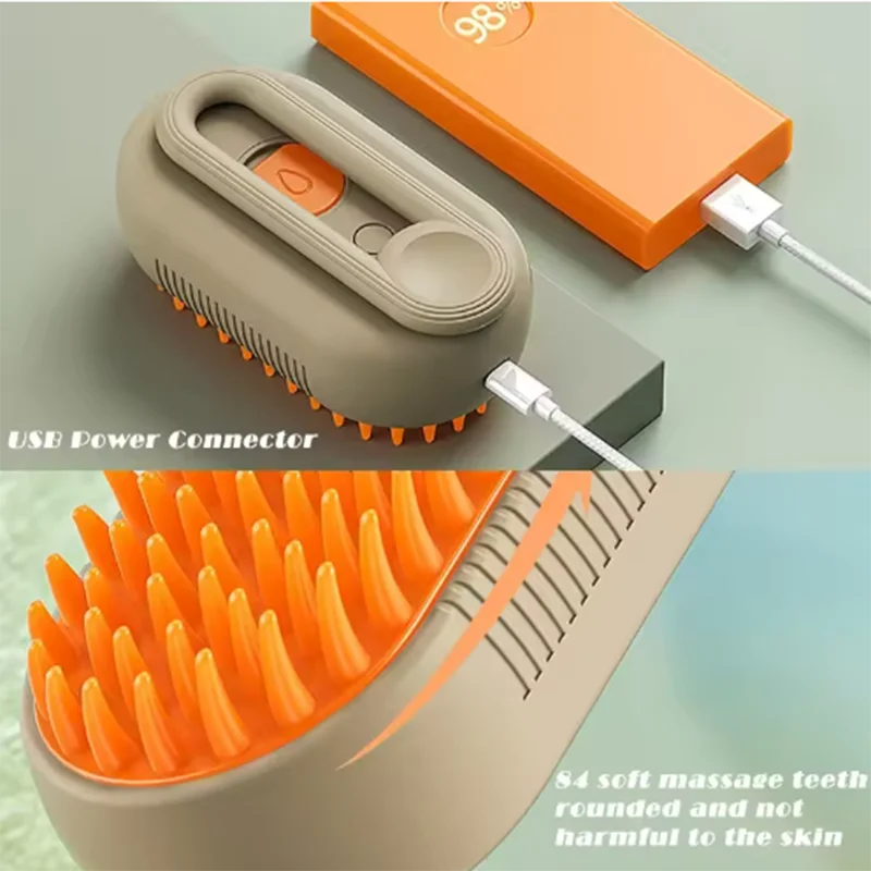 Pet Grooming Spray Brush