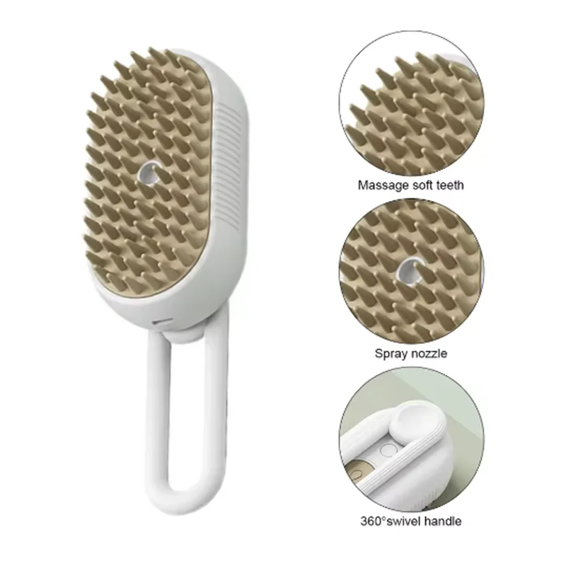 Pet Grooming Spray Brush