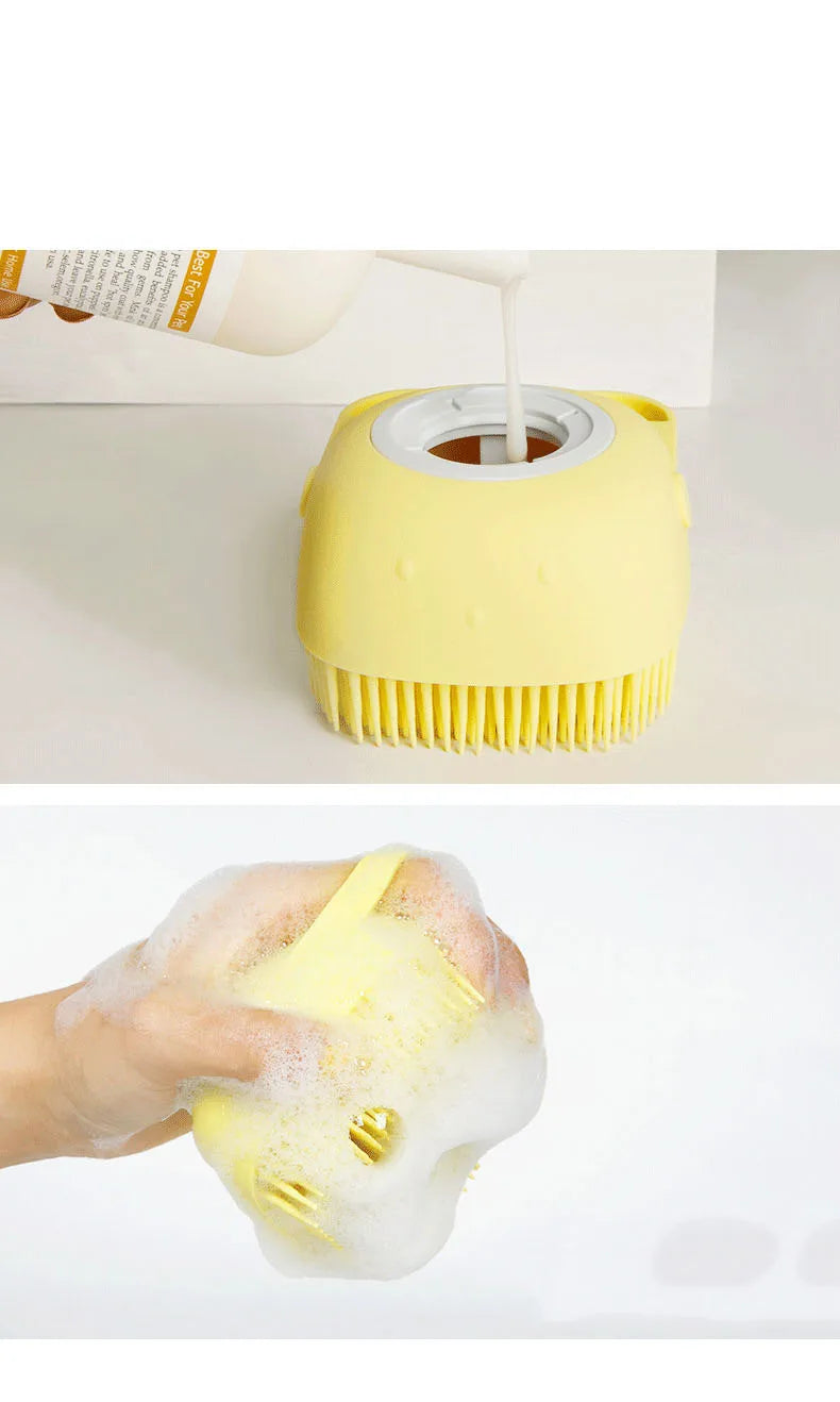 Silicone Pet Bath Brush