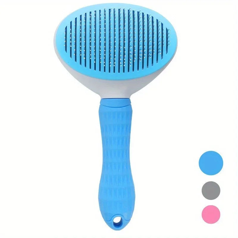 One-Click Pet Grooming Brush