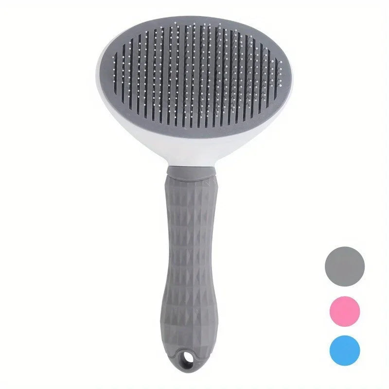 One-Click Pet Grooming Brush