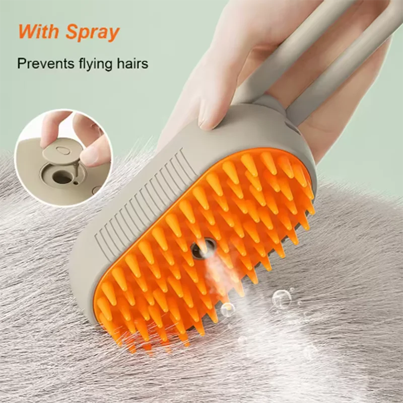 Pet Grooming Spray Brush